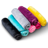 Makeup Remover Face Cleansing Cloth - Chemical-Free Microfiber Reusable Facial Clean Towel, Remove Makeup Instantly With Only Water (7 Pcs)