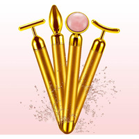 4-In-1 Face Massager Roller 24K Golden Face Roller, Arm Eye Nose Massage For Face Facial Massager Skin Care Tools