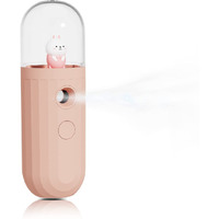 Nano Mister, Mate2Go Eyelash Nebulizer Nano Facial Mister Cool Mist Steamer Handy Mist Sprayer Moisturizing & Hydrating For Skin Care, Makeup, Eyelash Extensions, Usb Rechargeable - New Pink
