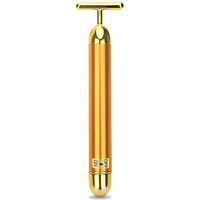 Sixiumie Beauty Bar Gold Face Massager For Skin Care T-Shape Facial Massager Tools Face Lifting