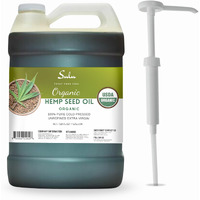 1 Gallon Usda Organic Unrefined Cold Pressed Hemp Seed Oil