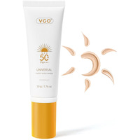 Vgo Tinted Sunscreen For Face Spf 50, Tinted Moisturizer With Spf, Face Sunscreen For Women, Sweat Resistant Oil Free With No White Cast, 1.76Oz