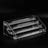 Sutokaka Nail Polish Organizer Clear Acrylic Eyeglasses Display Holder Essential Oil Storage Rack Makeup Stand Tray - 4 Layer