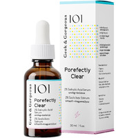 Geek & Gorgeous - Porefectly Clear - Lightweight Gel Exfoliant With 2% Salicylic Acid (Bha) & Sarcosine - Helps Unclog Pores & Reduce Excess Oil - For Oily & Combination Skin - 1 Oz