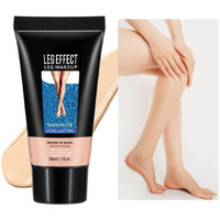 Leg Makeup Waterproof Tanning Flawless Body Foundation Lotion, Leg And Body Scar Cover Up Makeup/Tattoo Cover Up, Beach Legs Glow Cream (#1 Fairest Glow, 30Ml)