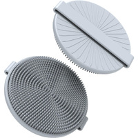 Jalopink Silicone Body Scrubber Brush - Gentle Exfoliating And Lather Well - Fast-Drying, Hygienic, Bpa-Free Silicone Body Exfoliator For Sensitive Skin, Men & Women