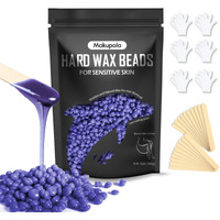 Makupala Hard Wax Beads Bulk For Sensitive Skin, 3Lb Unscented Spa Waxing Beads For Brazilian Waxing, Professional Wax Beans For Full Body, All Skin, Face, Bikini, Legs, Stripless Purple