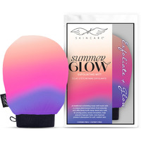 Seraphic Skincare (Summer Glow) Premium Exfoliating Mitt For Body 1Pc- 100% Vegan Viscose Traditional Body Scrub Glove Kessa Korean Washcloth - Body Exfoliator For Self-Tan Removal & Keratosis Pilaris