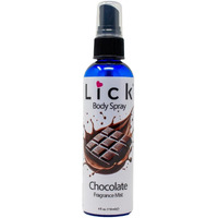 Lick Chocolate Scented Body Spray - Rich Fragrance Mist For Women & Men - 4 Fl Oz