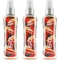 So...? Red Velvet Body Mist For Women - 3.5 Oz Body Mist - Pack Of 3