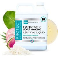 Skin Perfection Leucidal Liquid Radish Root Natural Alternative To Synthetic Preservatives With Vitamin C Serum Hyaluronic Acid Body Lotion Water-Soluble Diy Skincare (16 Fl Oz (Pack Of 1))