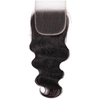 Joe Green 5X5    Hd Transparent Closure With 100% Virgin Remy Human Hair Pre-Plucked Baby Hair Natural Color (5X5 Body Natural, 14 Inch (Pack Of 1))