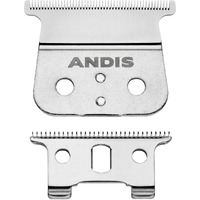 Andis 04850 Gtx T-Outliner Stainless Steel Deep Tooth Replacement Blade For Trimmer, Carbon Steel Comfort Edge Blade - Zero Gapped - Polished (Pack Of 1)