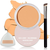 Qiufsse Under Eye Concealer For Dark Circles Color Correcting,Pro Concealer Full Coverage Tattoo Cover Up Makeup,Under Eye Brightener,Long-Lasting Corrector De Ojeras (06 Sun Kissed)