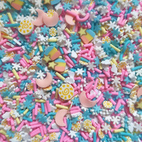 40G Mini Moon And Sun Fimo Polymer Slices Art Design Charms Supplies Slices Clay Diy Craft (Moon & Sun)
