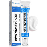Azelaic Acid 10% Cream For Face - Acne Cream For Rosacea Reducing Relief Pimple Breakouts Blackhead Pigmentation And Redness - Azelaic Acid Gel For Facial And Skin Care