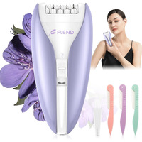 Epilator, Silent Smooth Glide Epilator For Women, 2 Speeds Facial Hair Removal Device With Silent Design, Cordless Rechargeable Hair Removal Epilators For Women Face Legs Bikini Arms Legs