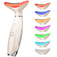 7 Color Neck Face Massager, Portable Facial Massager, Face Sculpting Tool For Skin Care With Vibration, Thermal