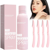 Hair Identifier Spray For Face Shaving & Dermaplaning, Skin-Safe Facial Hair Highlighter For Precision Shaving, Exfoliating & Skin Care Spray For Women & Men