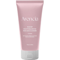 Arencia Rosehip Rice Cake Cleanser, Ph Balancing Face Wash With Ceramide For Sensitive Skin, 5.29 Oz