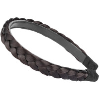 Oplira Braided Headband With Teeth Braids Hairband With Tooth Synthetic Hair Band Plaited Hairband For Women (Dark Brunette-0.9 Inches)