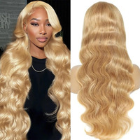 Migura 32 Inch Honey Blonde Wig Human Hair 200 Density Body Wave 13X4 Hd Transparent Lace Front Wigs Human Hair Pre Plucked With Baby Hair Honey Blonde Body Wave Glueless Lace Frontal Wig For Women