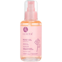 Luseta Rose Oil Hair Serum Moisturizing, Hydrating & Nourishing Serum For All Hair Types Dry Scalp Treatment 3.38Oz