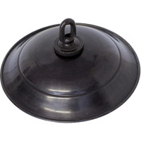 Rch Hardware Cn-Br05-152 Brass Traditional Round Ceiling Canopy, 6 Inch, Oil Bronzed Black