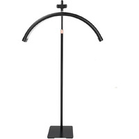 Atlas View Half Moon Led Floor Light, Estheticians, Tattoo Light, Facialist Moon Lamp, Beauty, Skincare, Lashes, Eyebrows, Filming And Content Creation With Phone Holder