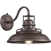 Femila Dusk To Dawn Barn Lights, 12"" Oil-Rubbed Bronze Gooseneck Outdoor Light Fixture, Exterior Lighting Fixtures, Outdoor Porch Light With E26 Base, 4Fy15-1W Pc Orb