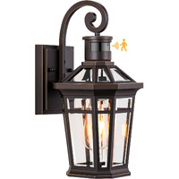 Opaxis Motion Sensor Porch Lights Outdoor Wall Mount, Oil Rubbed Bronze Exterior Wall Sconce Lantern With E26 Socket, Waterproof Dusk To Dawn Outdoor Lighting Fixtures, Coach Lights For Garage, Patio