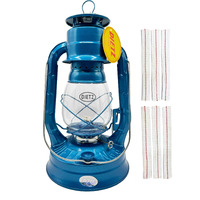 Light Of Mine - Dietz #08 Air Pilot Blue Oil Lantern With 7/8"" Replacement Wick Strips (Blue)
