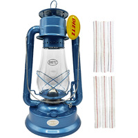 Light Of Mine - Dietz #80 Blizzard Oil Lantern With 7/8"" Replacement Wick Strips (Blue)