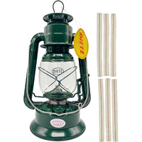 Light Of Mine - Dietz #30 Little Wizard Green Oil Lantern With 5/8"" Replacement Wick Strips (Green)