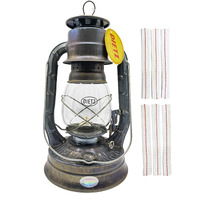 Light Of Mine - Dietz #08 Air Pilot Unfinished Oil Lantern With 7/8"" Replacement Wick Strips (Unfinished)