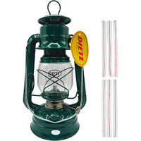 Light Of Mine - Dietz #76 Original Green Oil Lantern With 1/2"" Replacement Wick Strips (Green)