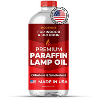 Houswise Premium Liquid Paraffin Lamp Oil For Indoor Use 1 Quart - Indoor Smokeless Odorless Paraffin Oil Fuel For Lamps, Lantern, Candle