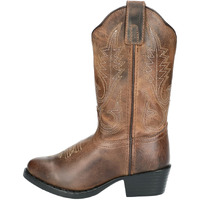 Smoky Mountain Boots Kids' Roper Western Boot, Little Kid, Brown Oil Distress, Medium, Size 10 Us