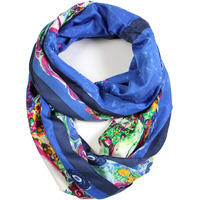 Scarfand's Mixed Colors Oil Paint Tie-Dye Spring Fashion Versatile Lightweight Infinity Scarves Head Wrap (Expressionism Blue)