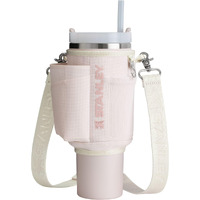 Stanley All Day Quencher Carry All For 40 Oz Tumbler With Handle | Crossbody Bag With Phone Holder Pocket, Card Sleeve & Detachable Strap | Water Bottle Carrier Bag | Bpa-Free | Rose Quartz