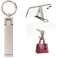 Bulfull Purse Hook For Table Desk Folding Handbag Holder Mobile Phone Stand Holder For Women Men (New Upgrade-Platinum)