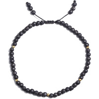 Jewever Lava Rock Anklet Bracelet For Women Crystals And Healing Stones Essential Oil Diffuser Beach Foot Beaded Adjustable(8.5-10 Inches)