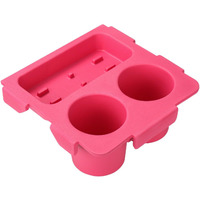 Top Cup Holder Tray Accessory For Bogg Bag X-Large - Fit For Stanley Cup - Eva Material Is Water-Resistant And Windproof - Women Phone Holder For Bogg Bag - Divider And Organizer (Pink)