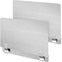 2 Packs Stainless Steel Fryer Splash Guard Commercial Splatter Guard Side Stove Splash Guard For Stop Oil From Splattering (20-1/2"" W X 9"" H)