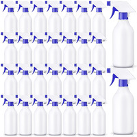 Tanlade 30 Pcs Plastic Spray Bottles 16 Oz Leak Proof Squirt Bottle Refillable Empty Spray Water Mist Sprayer With Nozzles For Hair Essential Oil Cleaning Solutions Plants Pets(Blue)