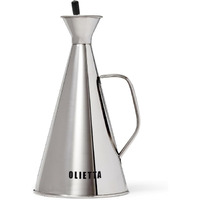Olietta Olive Oil Dispenser Bottle Stainless Steel Non Drip Leak Proof No Mess Vinegar Pourer & Kitchen Drizzler 34 Oz 1000Ml 1 Litre Great For Pouring & Drizzling Easy To Clean & Leakproof