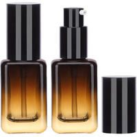 Segbeauty 1Oz Glass Spray Bottles,30Ml Lotions Bottle Empty Travel Atomizer Refillable,2 Pcs Plastic Pump Glass Creams Containers Gradient Brown Essential Oil Spray Bottle Travel For Toiletries