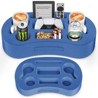 Couch Cup Holder Pillow Tray With 7 Slots, Couch Caddy & Buddy As Gaming Pillow, Couch Drink Or Snack Holder, Couch Organizer For Cup, Drink, Game Controller, Remote, Phone