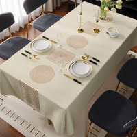 Homoheini Rectangle Table Cloth,100% Waterproof Tablecloth Oil Proof Spill Proof Vinyl Table Cloth, Wipe Clean Plastic Table Cover For Dining, Camping, Indoor And Outdoor 54"" X 78"",Geometry