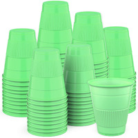 Pruvade Disposable Dental Cups |1000 Pack| 5 Oz Green Plastic Cups Disposable, Plastic Bathroom Cups, Disposable Cups Small, For Medicine, Water, Mouth Rinse Cup, Mouthwash Cups, Plastic Cups- Green